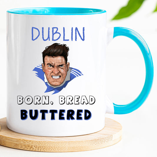 Dublin Born Bread Buttered- Hurling mug – 11oz ceramic mug