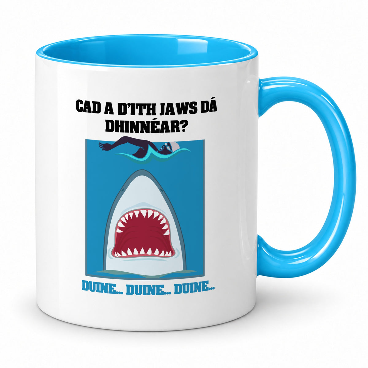 Jaws | As Gaeilge Mug