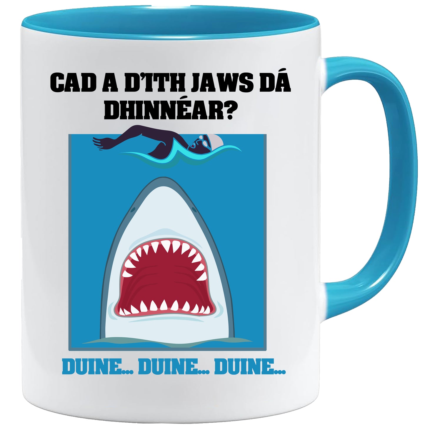 Jaws | As Gaeilge Mug