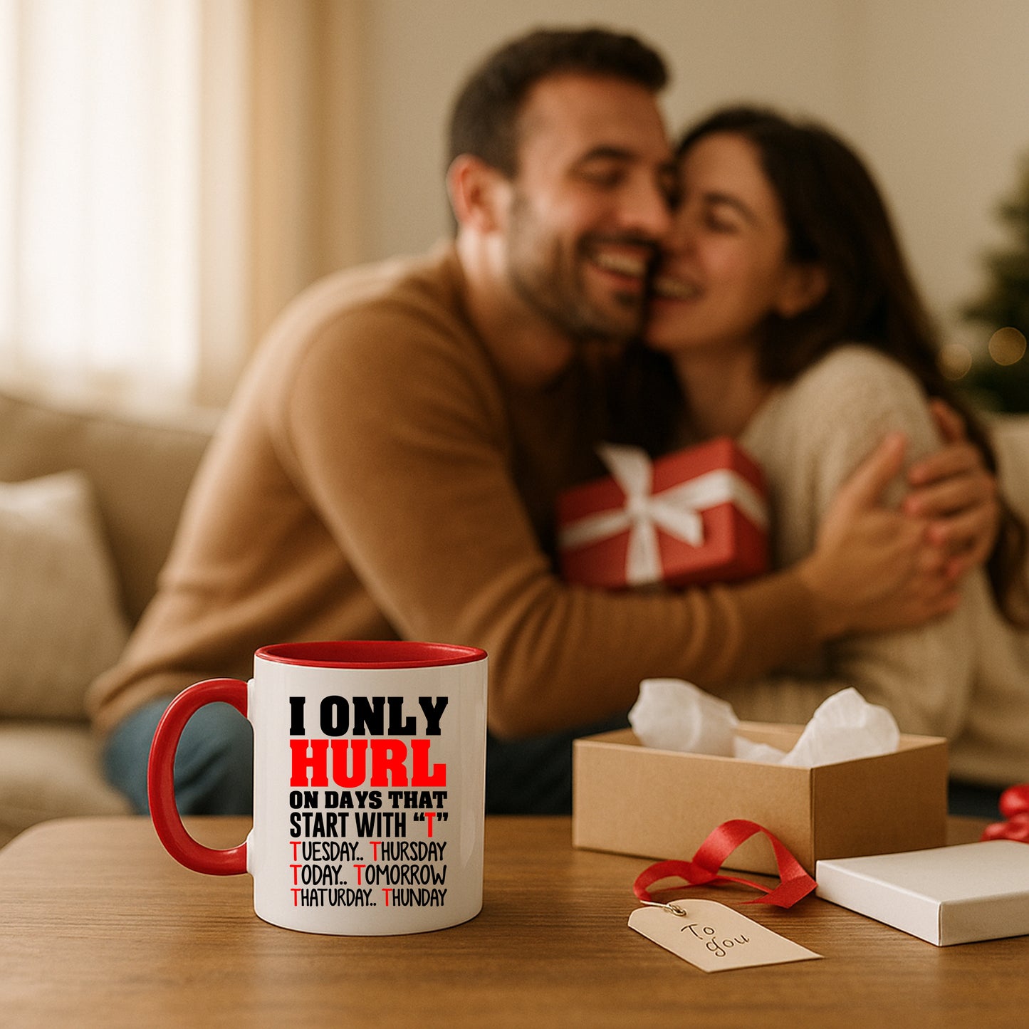 Funny Hurling Gift – Only Hurl on Days That Start With T