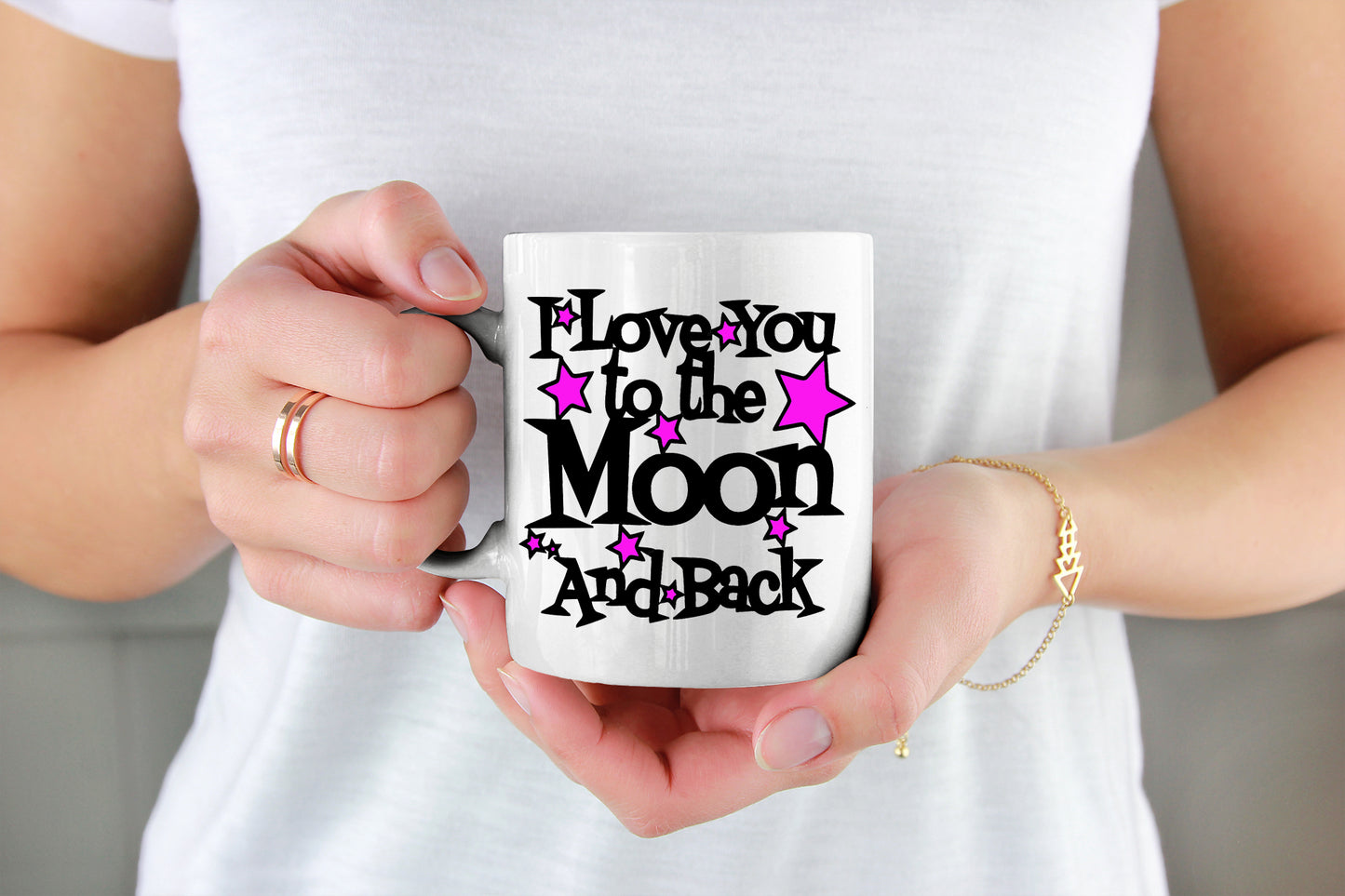 I Love You to the Moon and Back Mug | Romantic Valentine’s Gift