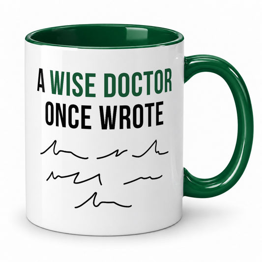 A Wise Doctor Once Wrote Mug – Funny Doctor Gift