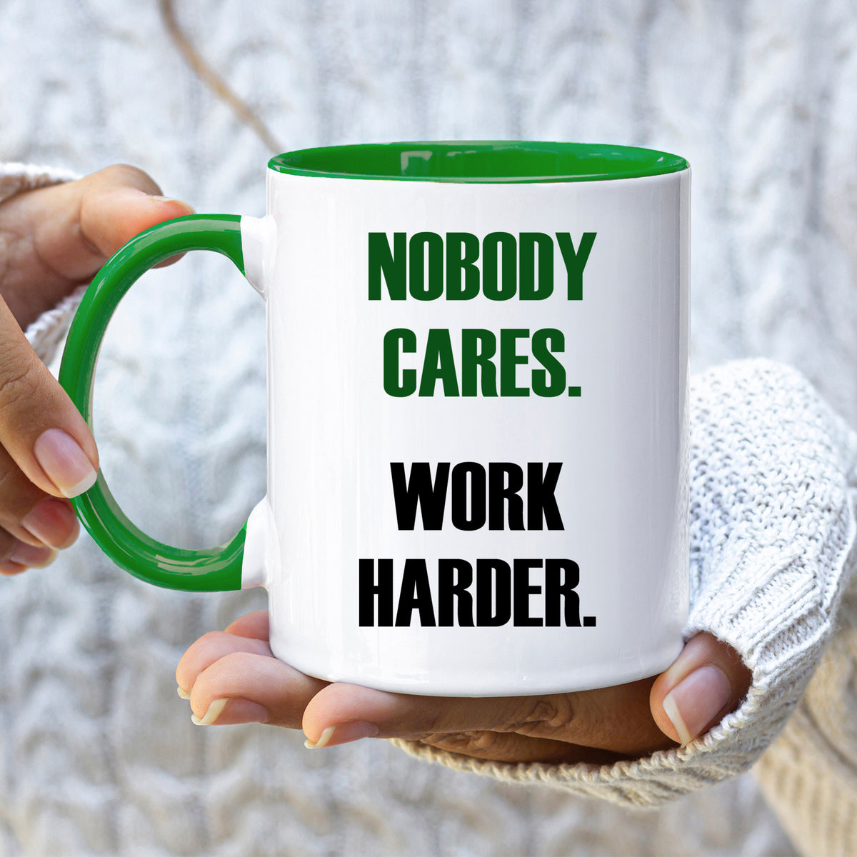 Work harder mug – 11oz ceramic mug