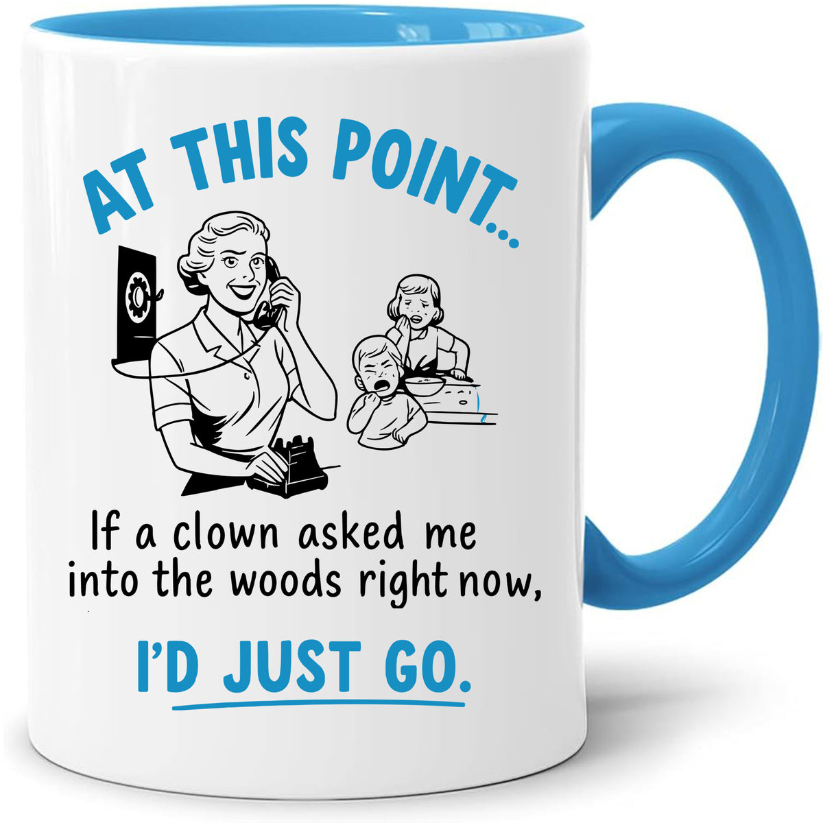The Housewife mug – 11oz ceramic mug on a plain white background