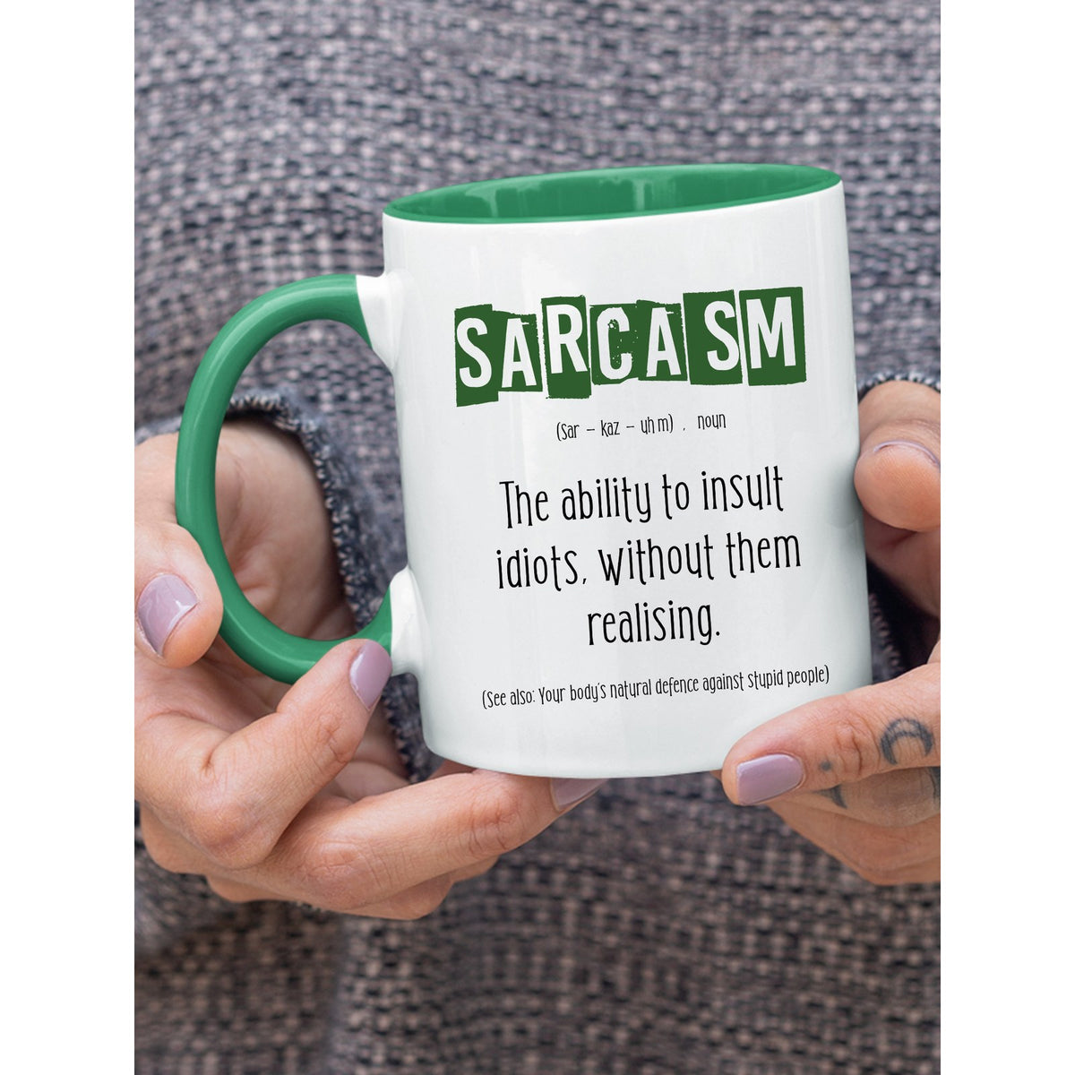 Sarcasm Definition Mug