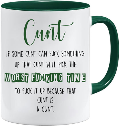 Definition of a C*NT - Rude Mug