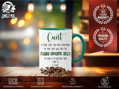 Definition of a C*NT - Rude Mug