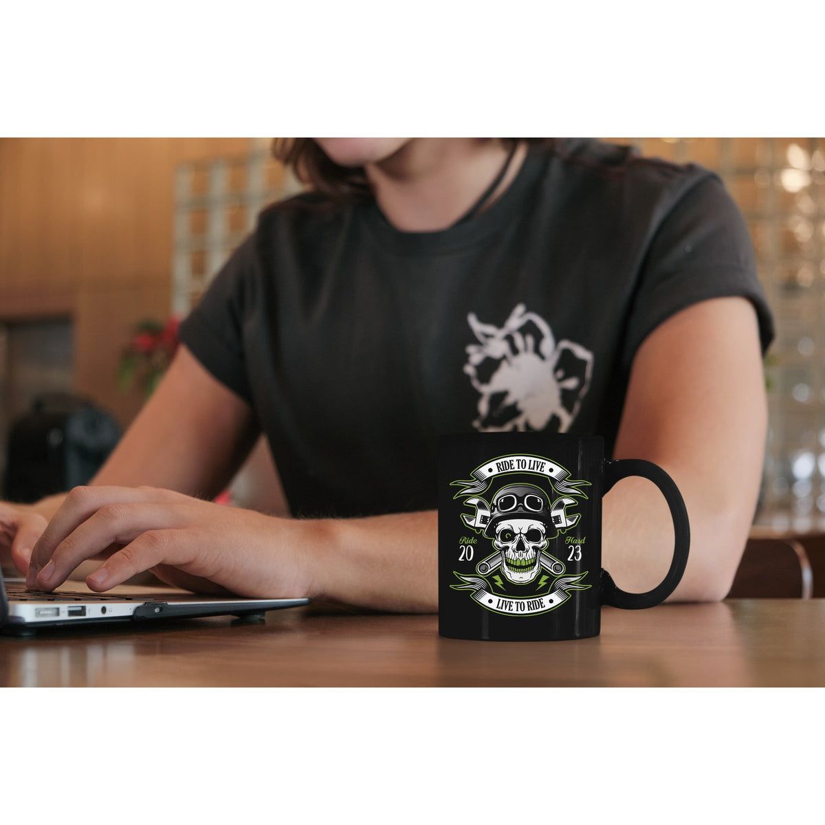Ride to Live Biker Mug