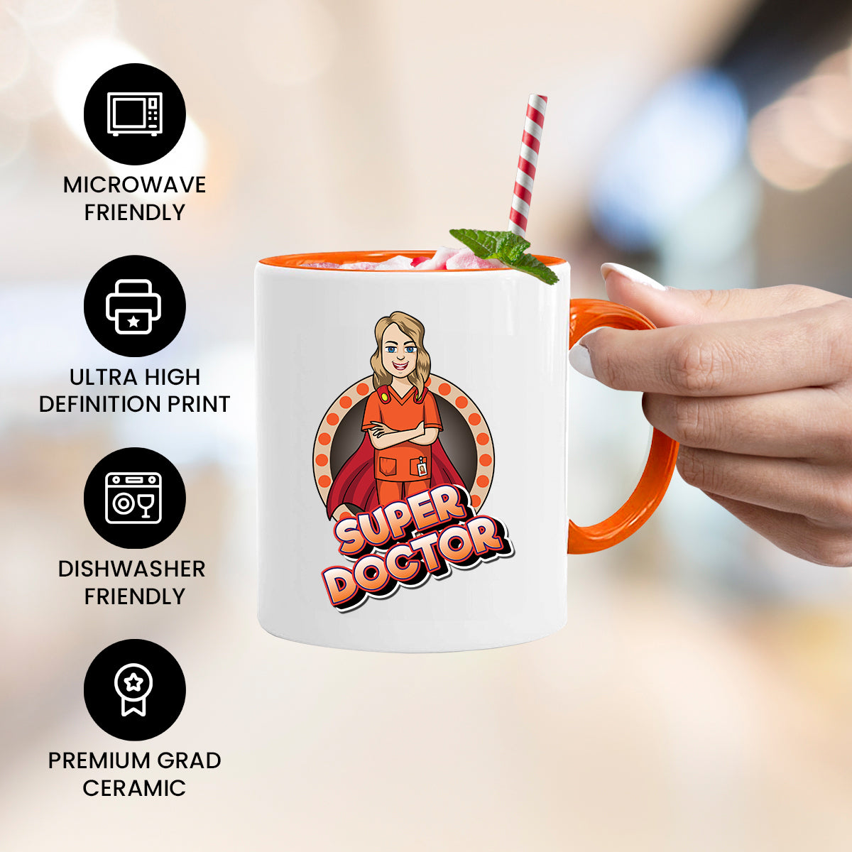 Super Doctor (Female) - Doctor Mug