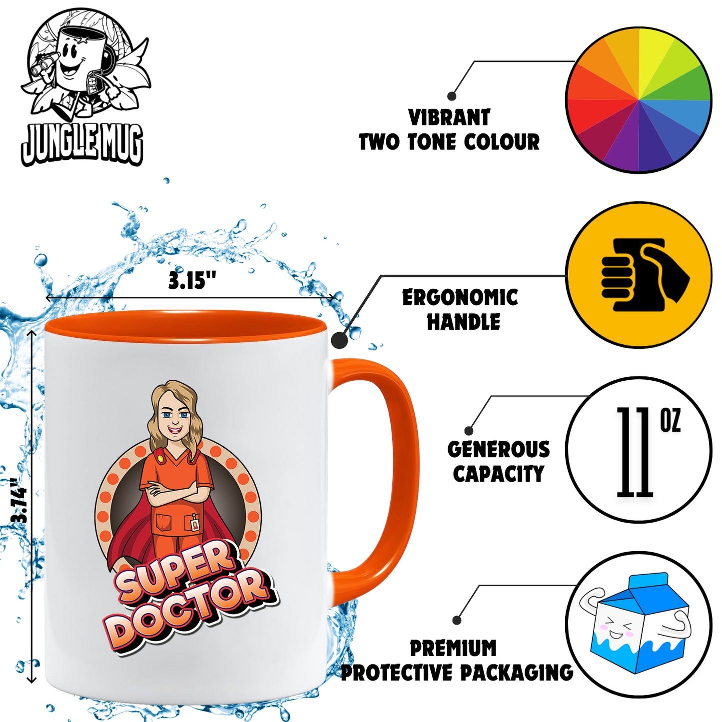 Super Doctor (Female) - Doctor Mug