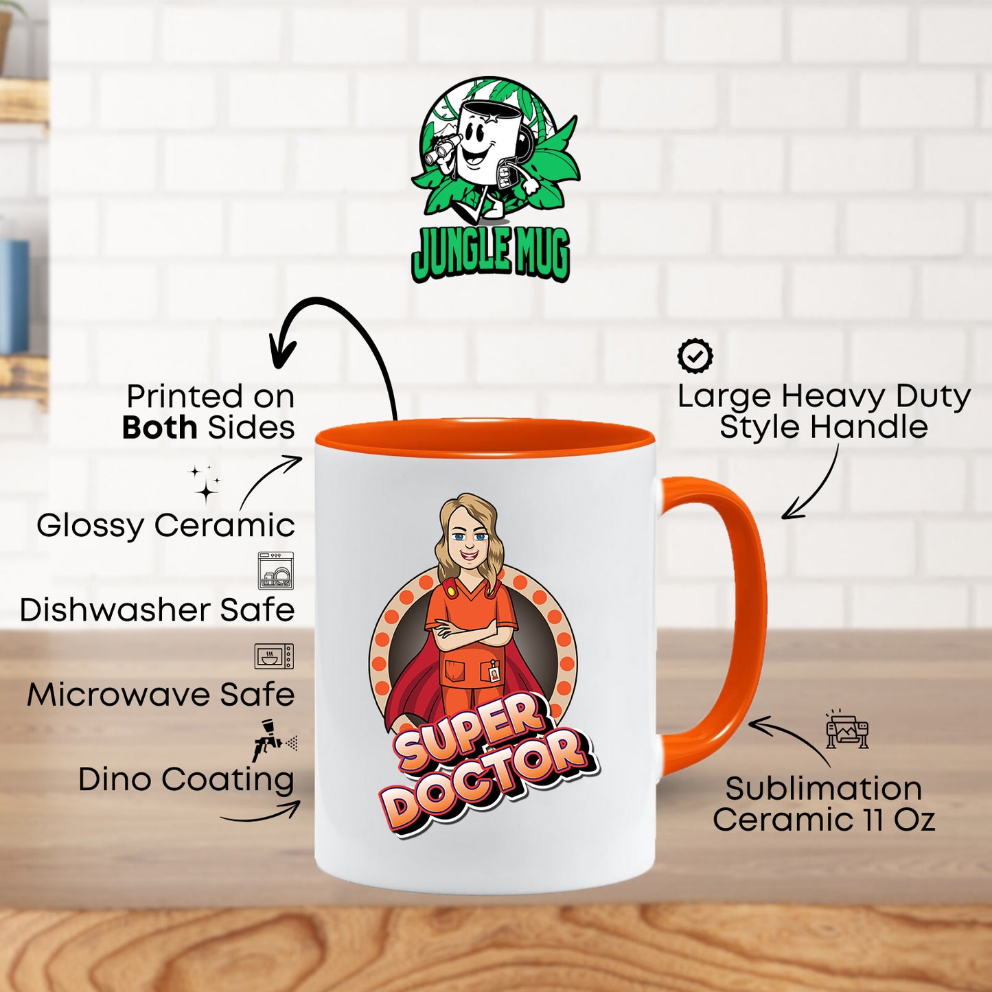 Super Doctor (Female) - Doctor Mug