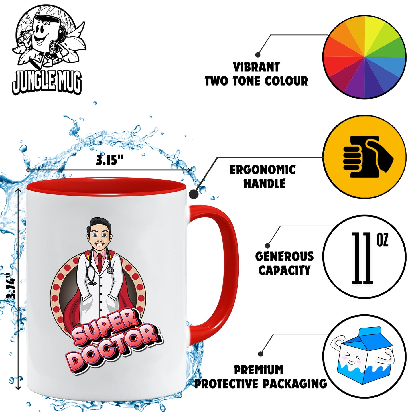 Super Doctor (Male) - Doctor Mug