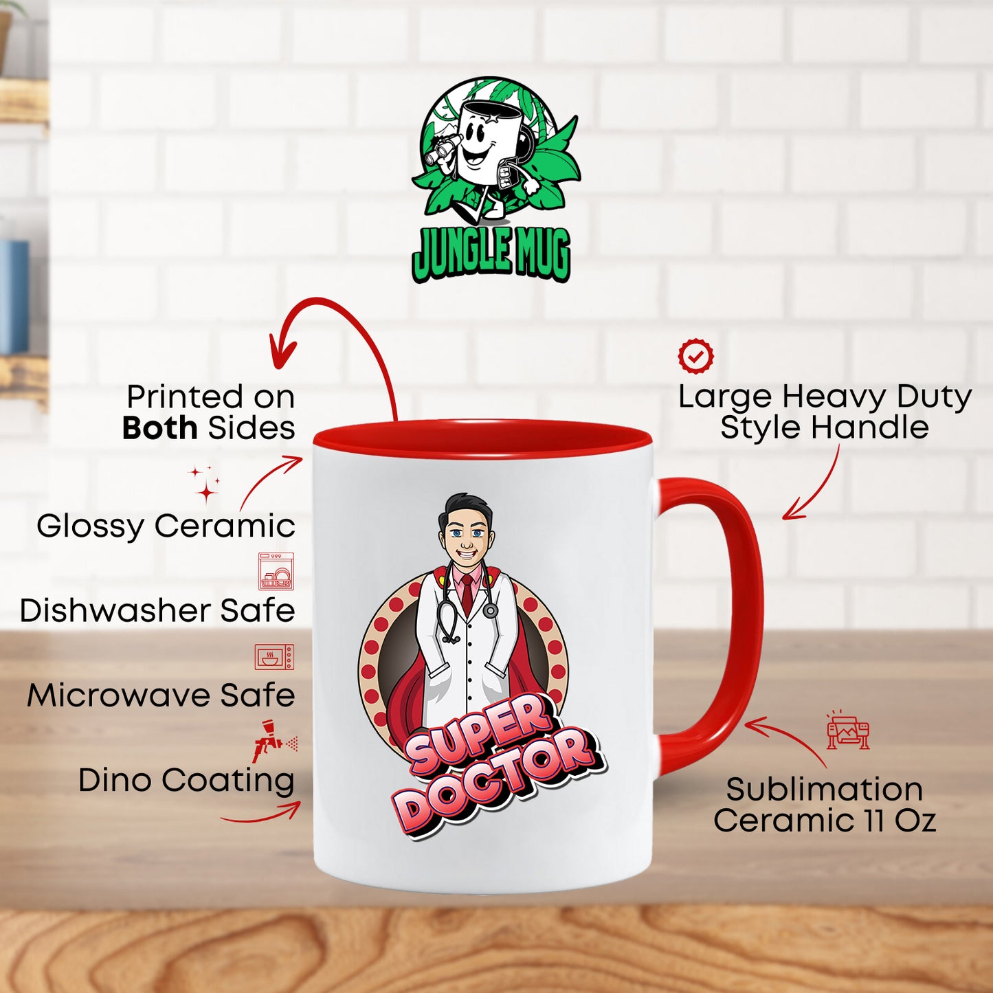 Super Doctor (Male) - Doctor Mug