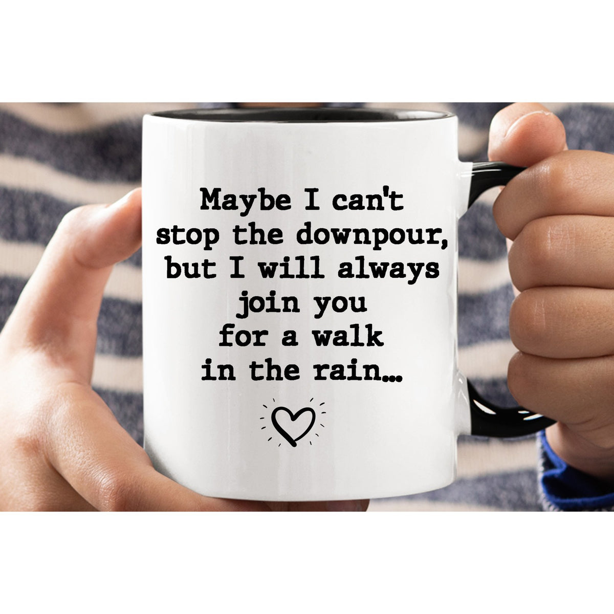 Walk in the Rain Friendship Mug