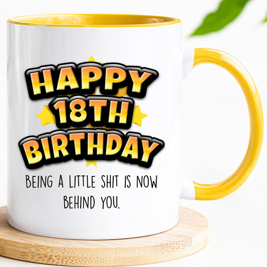 Happy 18th Birthday mug – 11oz ceramic mug