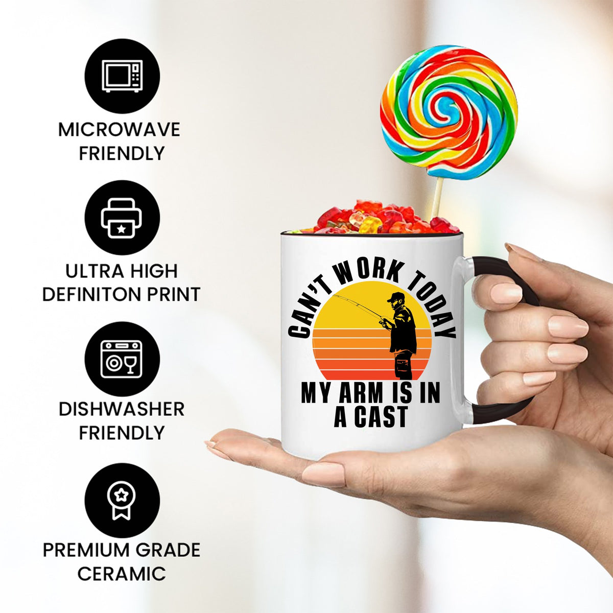 Can't Work Today Fishing Mug