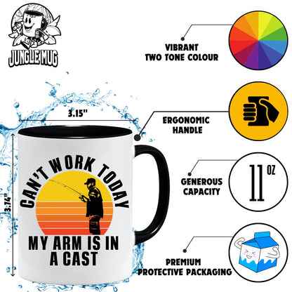 Can't Work Today Fishing Mug