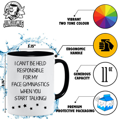 Face Gymnastics Sarcastic Mug