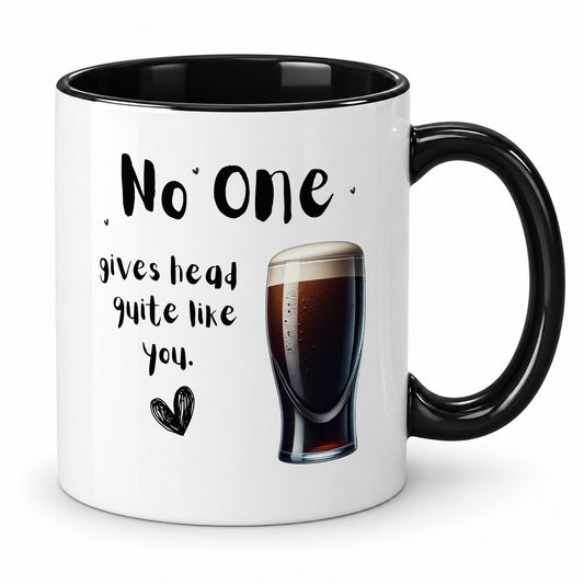 Head Mug – Funny Pint-Pouring Gift – Cheeky Valentine’s Present