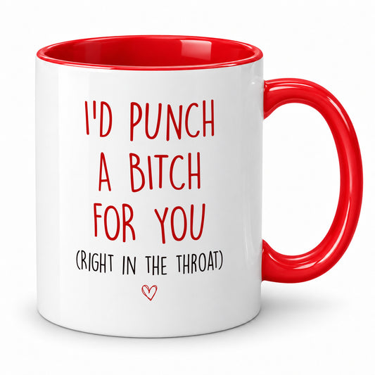 Punch a B**ch Mug – Rude Valentine’s Gift
