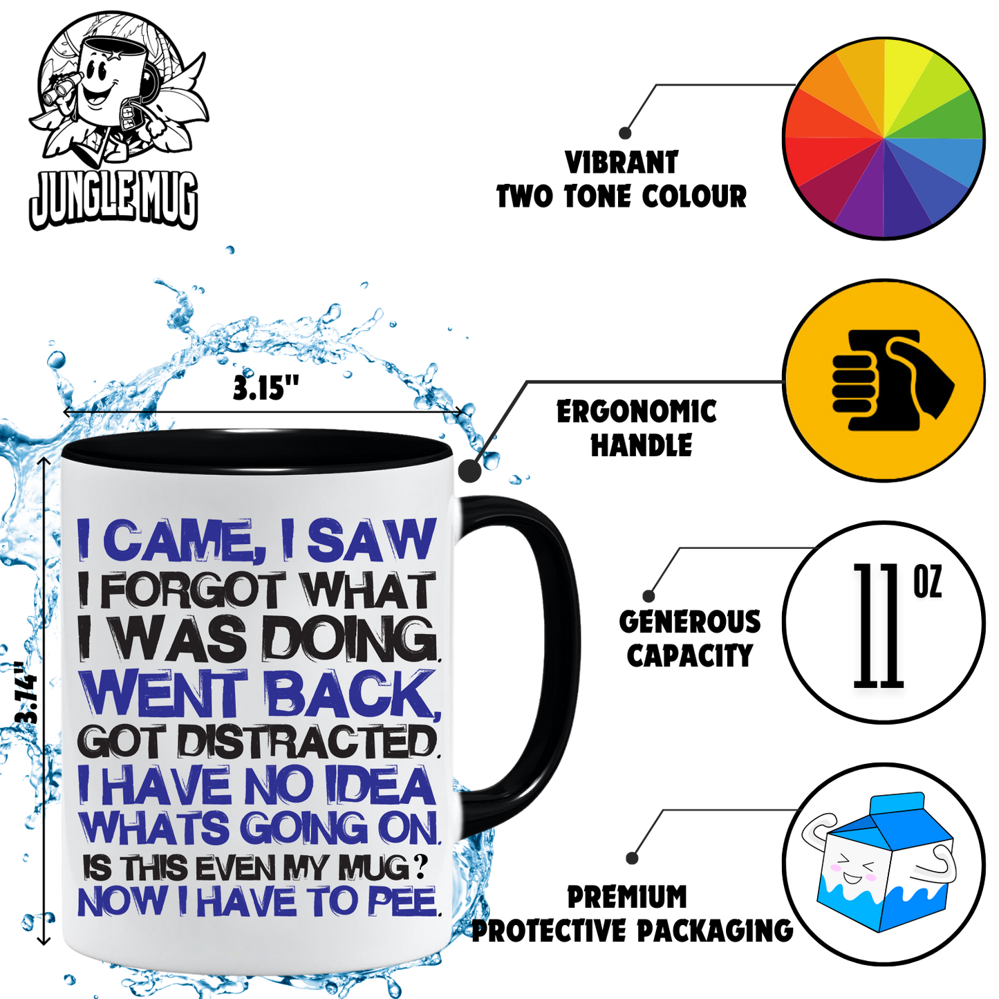 I came I saw Mug
