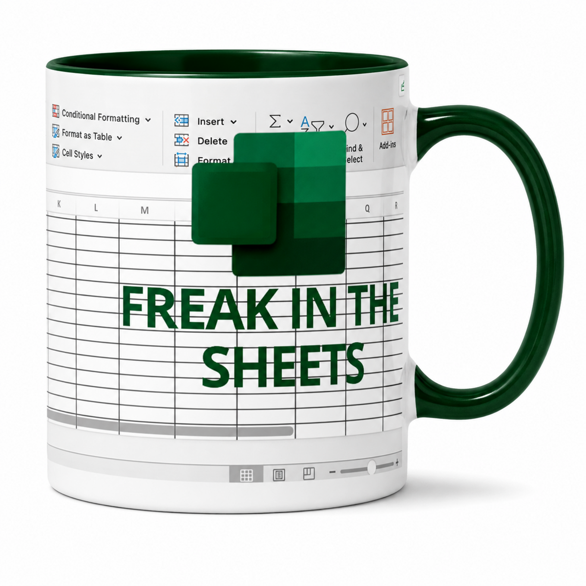 Freak in the Sheets Mug – 11oz ceramic mug on a plain white background