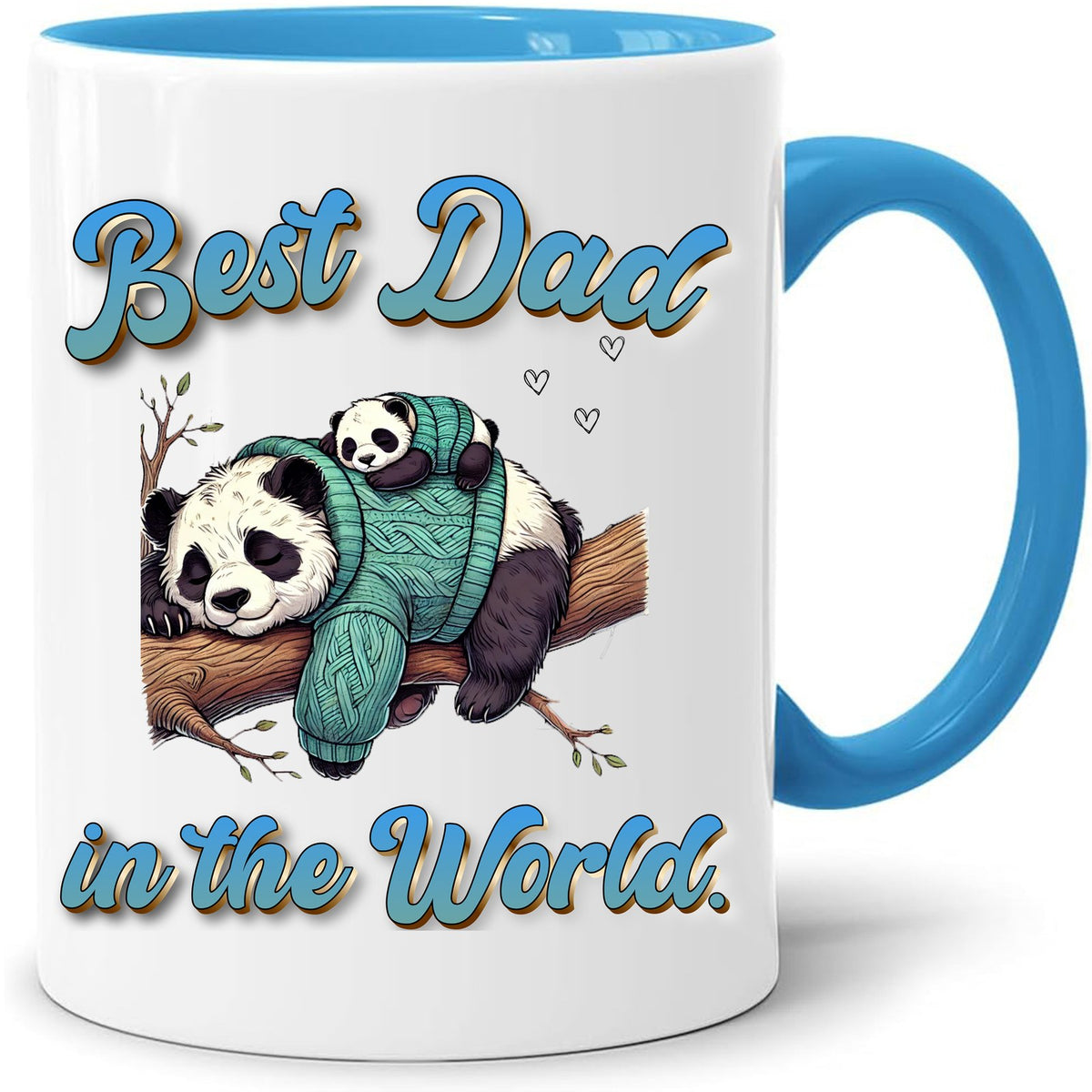 Best Dad in the World Panda Mug