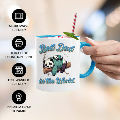 Best Dad in the World Panda Mug