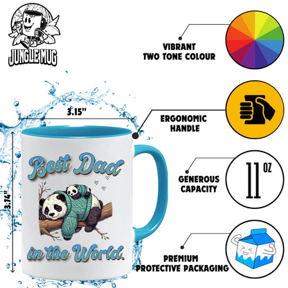 Best Dad in the World Panda Mug