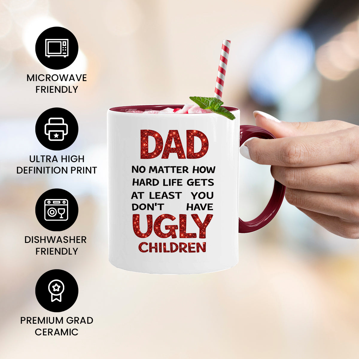 Ugly Children Dad Mug