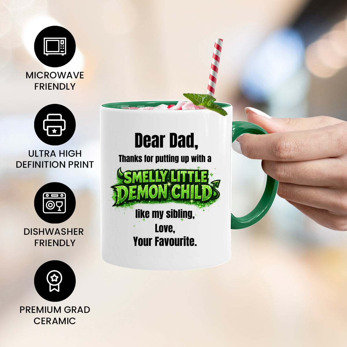 Demon Child Mug | Funny Favourite Child Coffee Cup
