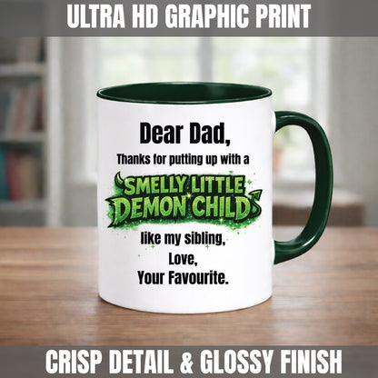 Demon Child Mug | Funny Favourite Child Coffee Cup
