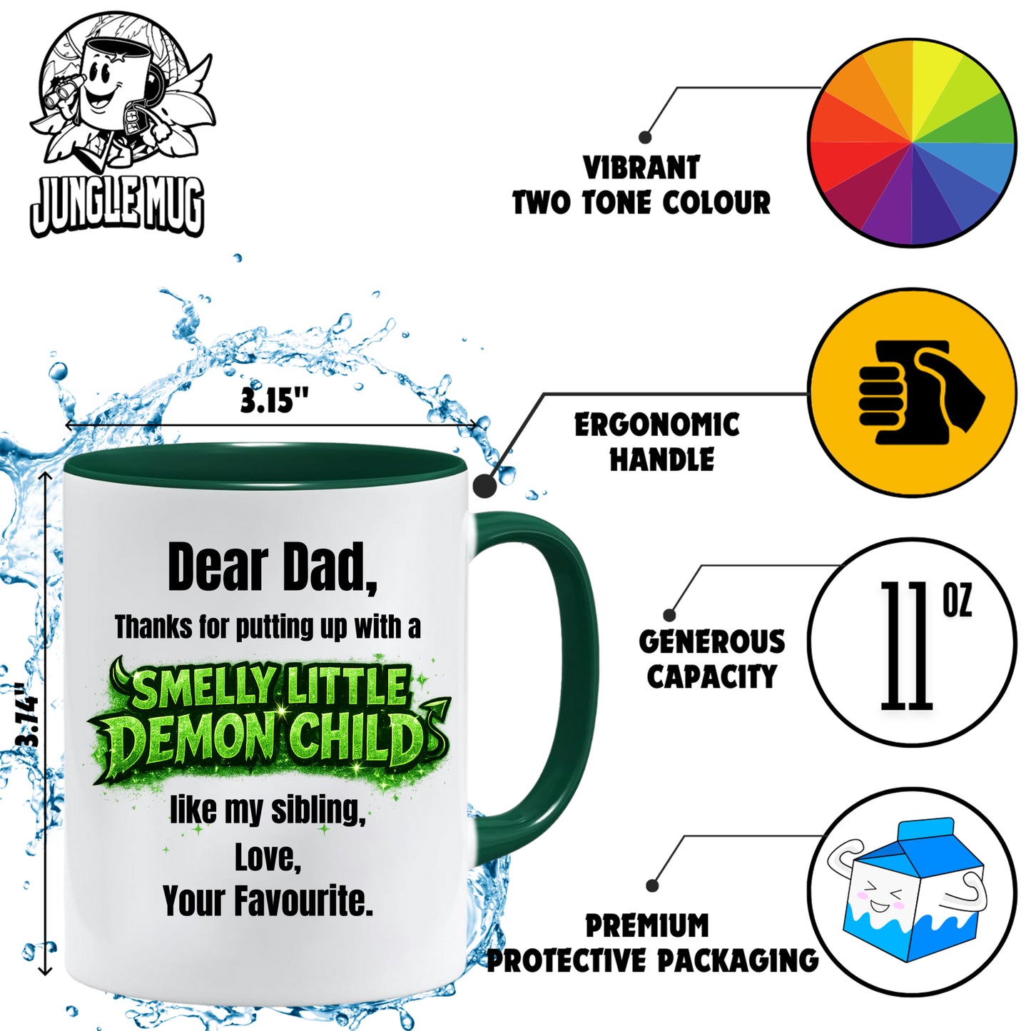Demon Child Mug | Funny Favourite Child Coffee Cup