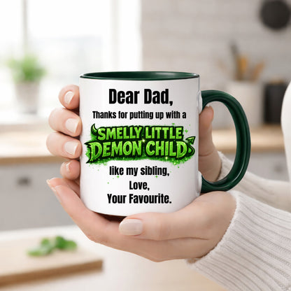 Demon Child Mug | Funny Favourite Child Coffee Cup