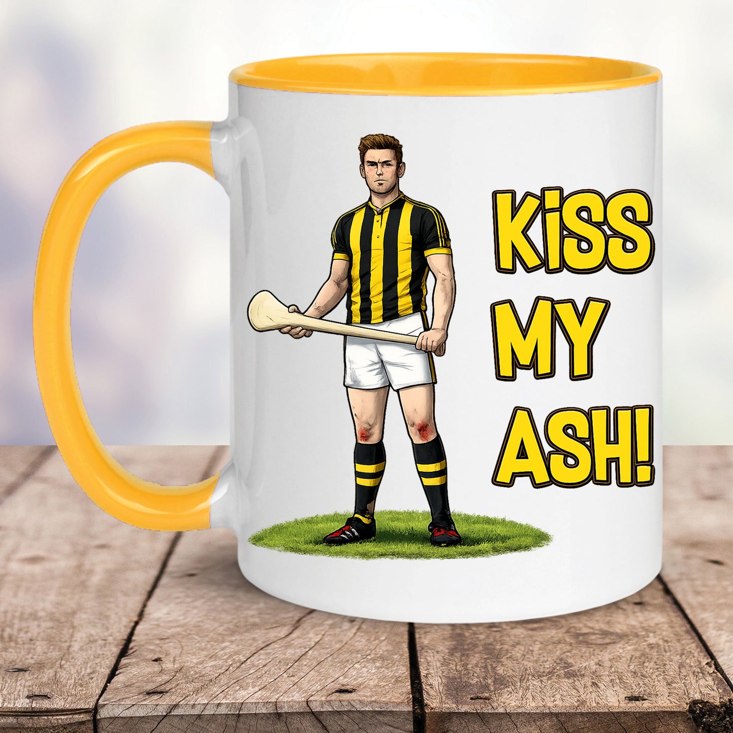 Kiss my Ash - Hurling Mug (Kilkenny)