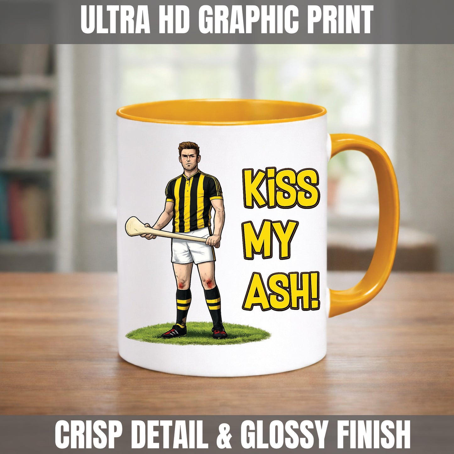 Kiss my Ash - Hurling Mug (Kilkenny)