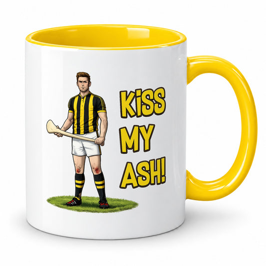 Kiss My Ash Mug – Kilkenny Hurling Gift – Funny Hurley Present