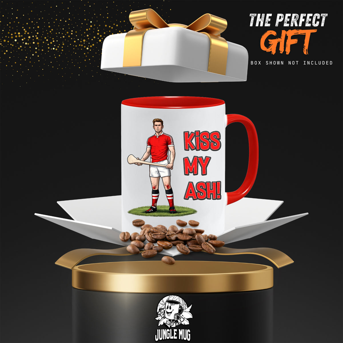 Cork Hurling Mug | Kiss My Ash Funny Cork Gift