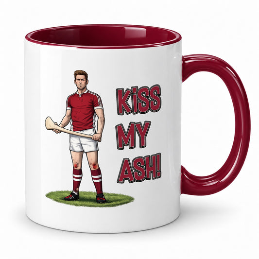 Galway Hurling Mug | Kiss My Ash Funny Galway Gift