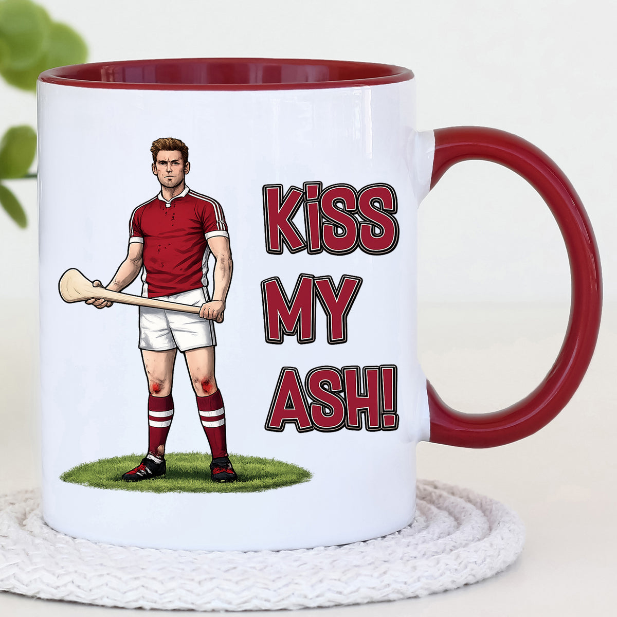 Galway Hurling Mug | Kiss My Ash Funny Galway Gift