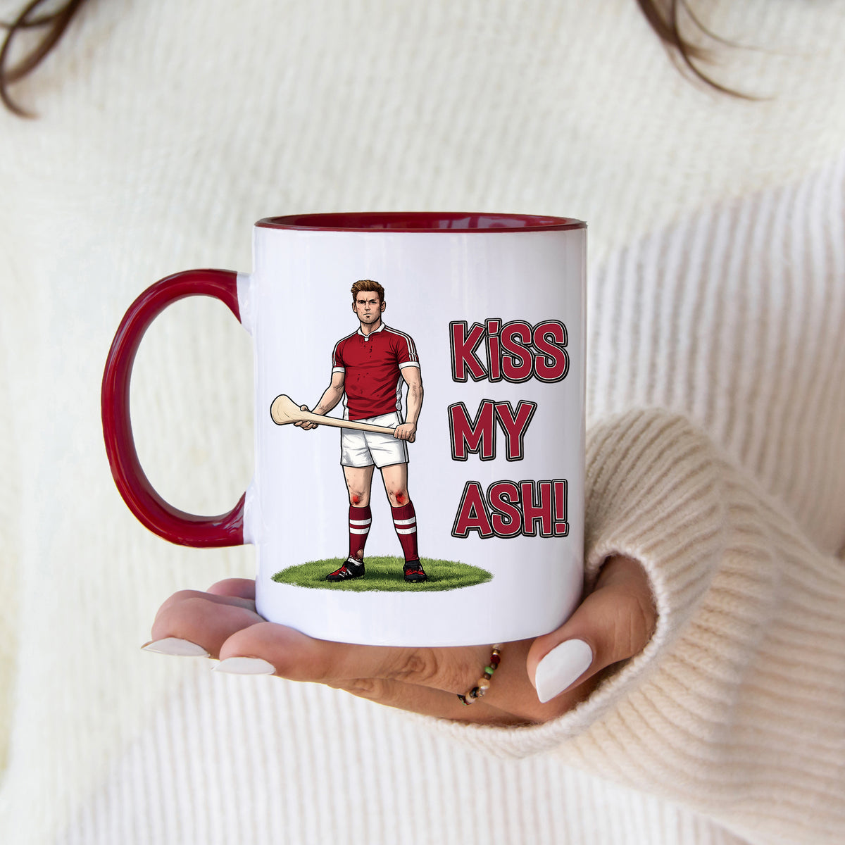 Galway Hurling Mug | Kiss My Ash Funny Galway Gift