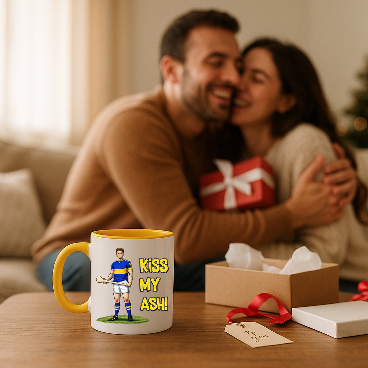 Tipperary Hurling Mug | Kiss My Ash Funny Tipp Gift