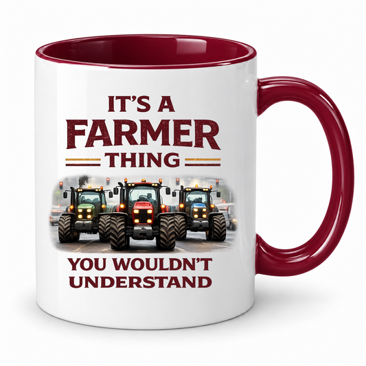 It’s a Farmer Thing Mug – 11oz ceramic mug on a plain white background