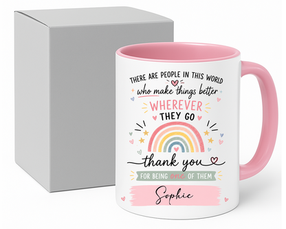 Personalised Thank You Mug | Custom Appreciation Gift