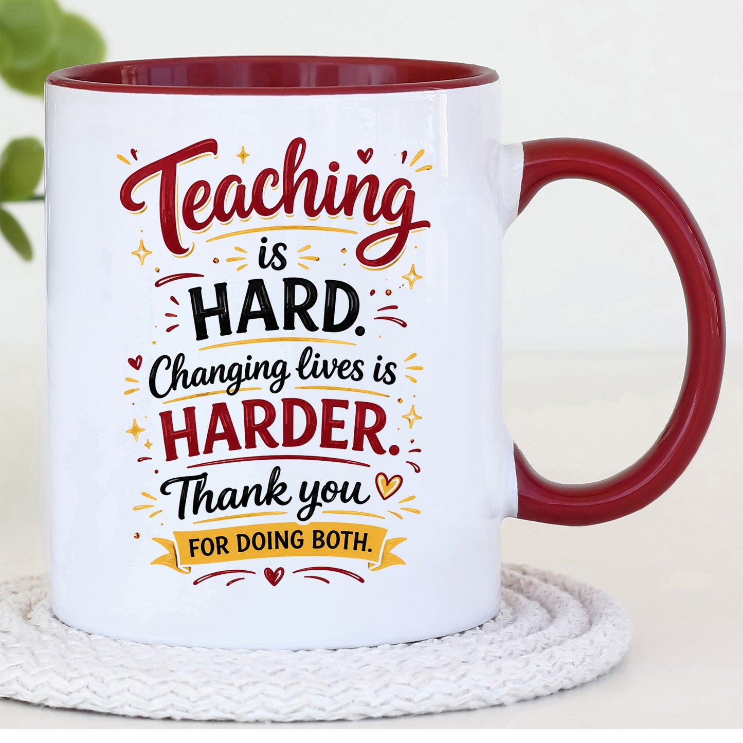 Teacher Mug | Teaching Is Hard Funny Teacher Gift