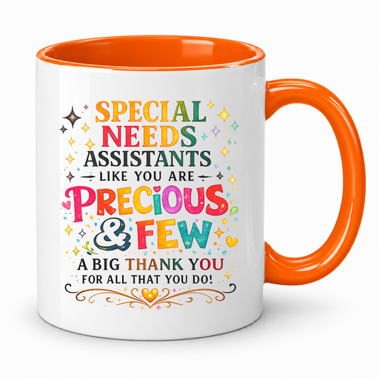Special Needs Assistant Mug – 11oz ceramic mug on a plain white background