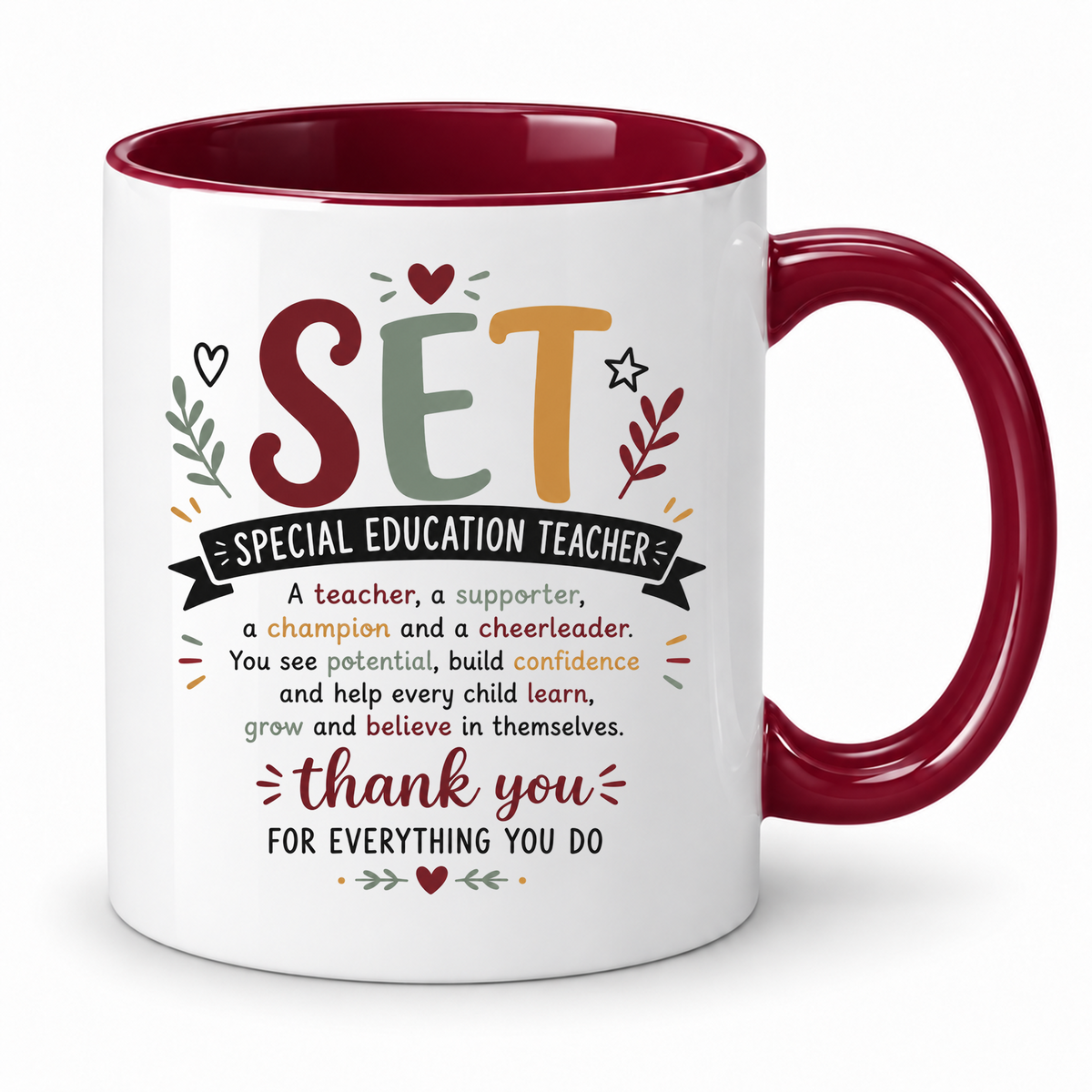 SET Mug – 11oz ceramic mug on a plain white background
