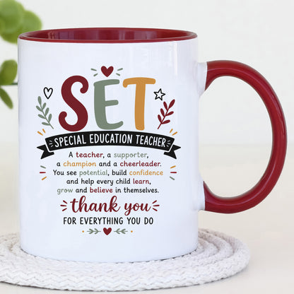 SET Mug | Special Education Teacher Thank You Gift