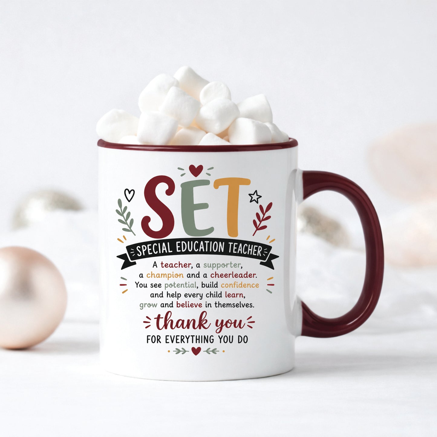 SET Mug | Special Education Teacher Thank You Gift