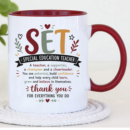 SET Mug | Special Education Teacher Thank You Gift